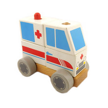 Wooden Block Ambulance Puzzle
