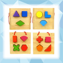 Wood Shape Sorting Cube