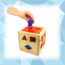 Wood Shape Sorting Cube