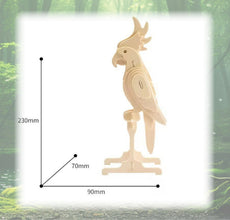 4 Pack 3D Wooden Animal Assembly Puzzle
