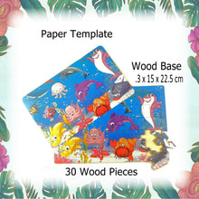 4 Pack 30 Piece Wooden Jigsaw Puzzles
