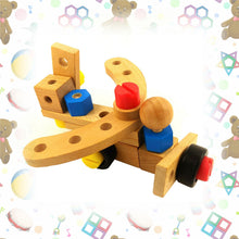 30 Piece Wood Vehicle Building Blocks