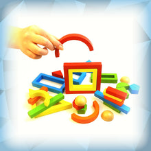 26 Piece Wooden Geometric Blocks