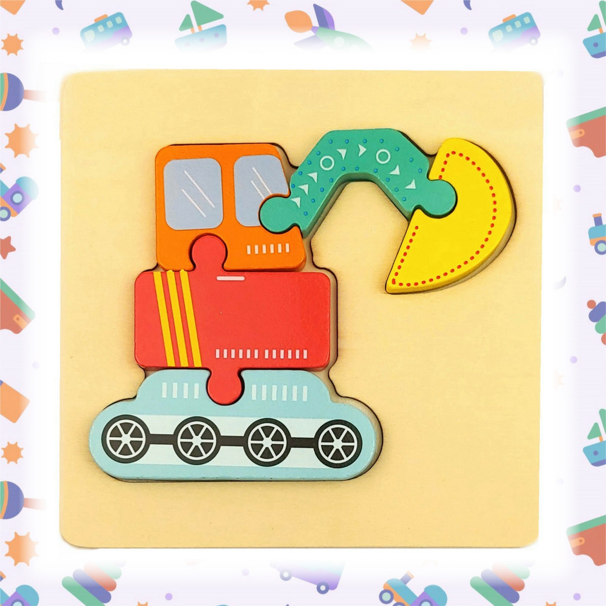 Truck: Thick Piece Toddler Jigsaw Puzzles
