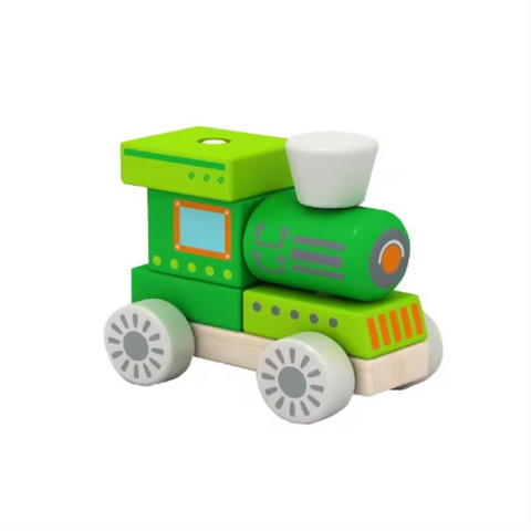 Wooden Block Train Puzzle