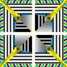 Op-Art Puzzle 1 + Frame