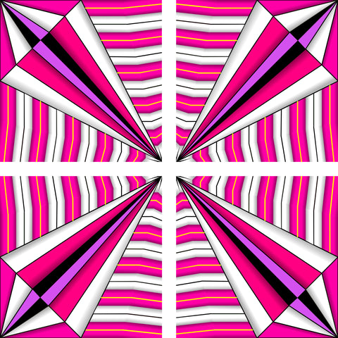 Op-Art Puzzle 3 + Frame