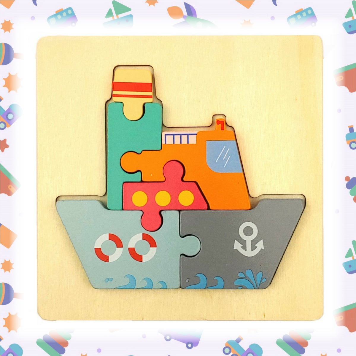 Truck: Thick Piece Toddler Jigsaw Puzzles