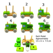Wooden Block Train Puzzle
