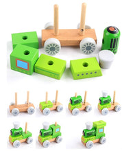 Wooden Block Train Puzzle