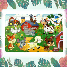 4 Pack 30 Piece Wooden Jigsaw Puzzles